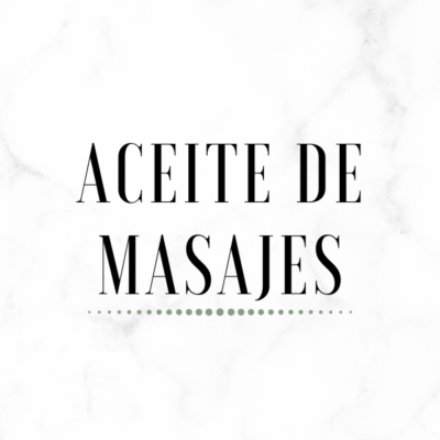 Aceites Masajes