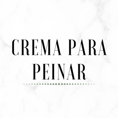 Crema Peinar