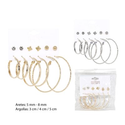 Set Aros Argollas y Chicos