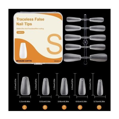 Uñas 100Ud - Medium Coffin S
