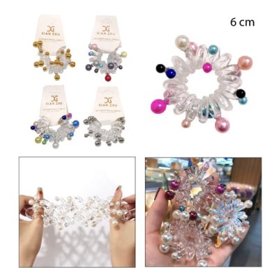 Collet Resorte con Perlas