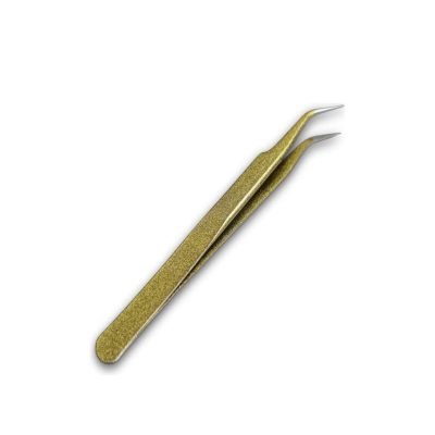 Pinza Pest Dorada Curva